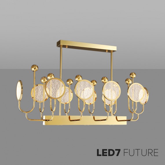 Loft Industry Modern - Volna Line Chandelier